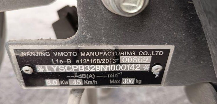 SUPER SOCO SCOOTER CPX 50CM3 – ELECTRIQUE – 8320 MILES – ANNEE 222  GG-691-RD