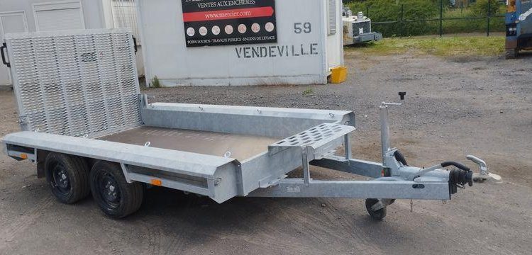 VLEMMIX REMORQUE PORTE ENGIN 2 ESSIEUX – PTAC 2,7 TONNES  HB-140-WC