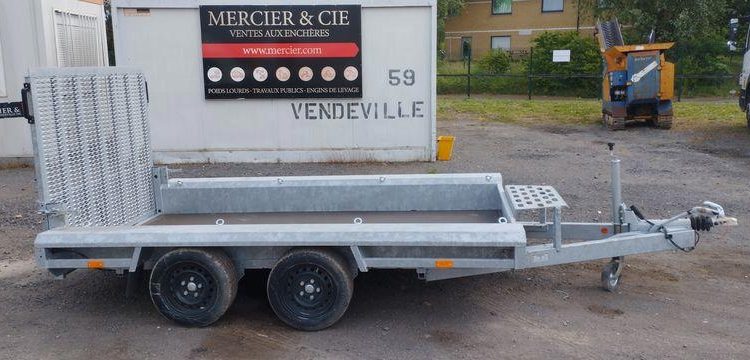 VLEMMIX REMORQUE PORTE ENGIN 2 ESSIEUX PTAC : 2,7 TONNES  HB-309-WC