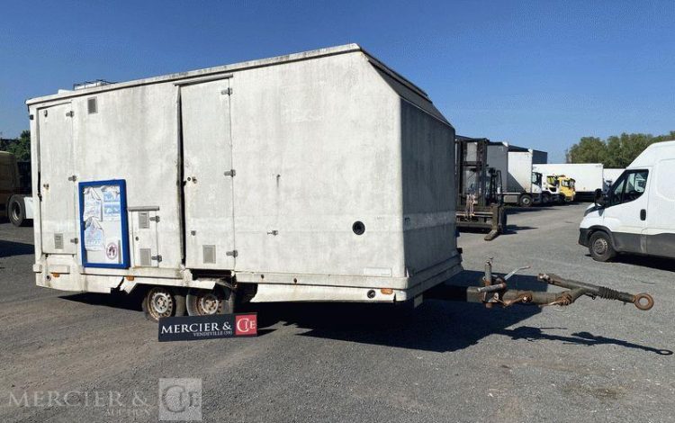 ROULOTTE DE CHANTIER – POUR PIECES  LAN19