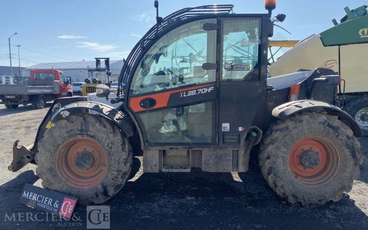 BOBCAT CHARIOT TELESCOPIQUE TL38.70HF DIESEL 6,8M – CAPACITE 3,8T  ENATT.