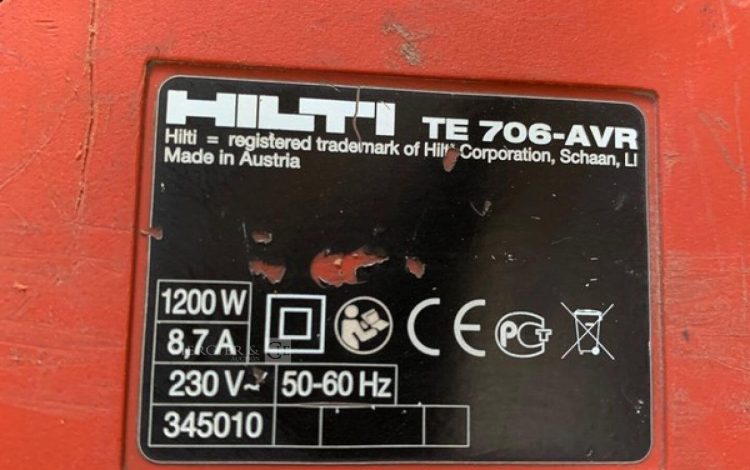 HILTI TE 706-AVR  PIQ010593