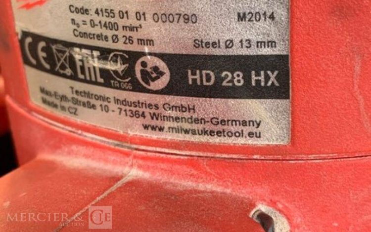 MILWAUKEE HD28HX  PER010476