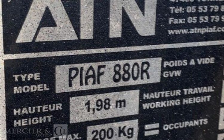 ATN PIAF 880R / MD09  8726