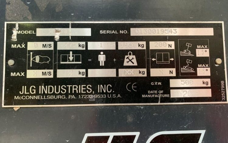 JLG 10 MSP  VE05A4300