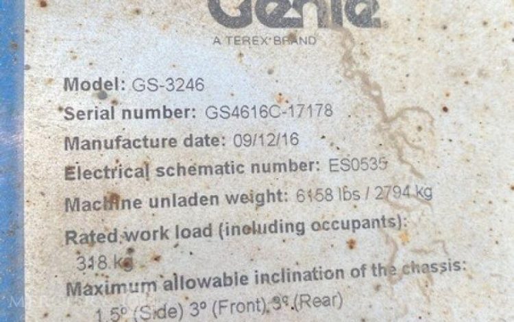 GENIE GS-3246  10SE1210
