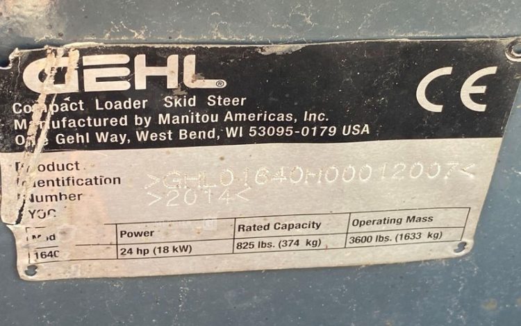 GEHL SL 1640  165123