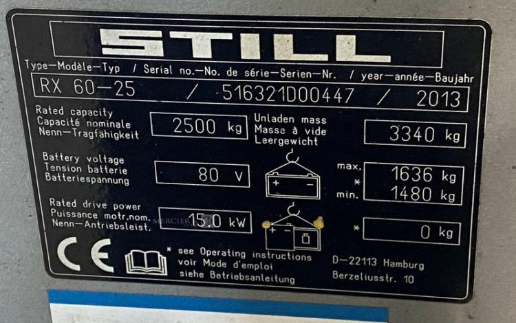 STILL RX 60-25  25HE6503