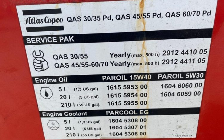 ATLAS COPCO QAS30  31040354