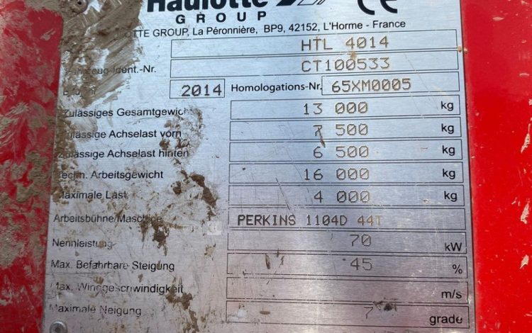 HAULOTTE HTL 4014  7743