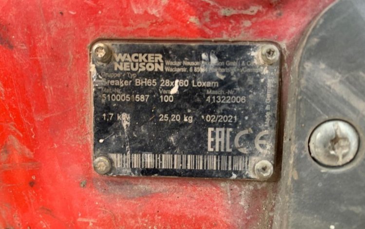WACKER NEUSON BH65  26MAM52025