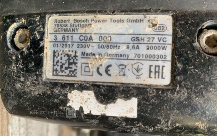 BOSCH GSH27VC  8MAM52025