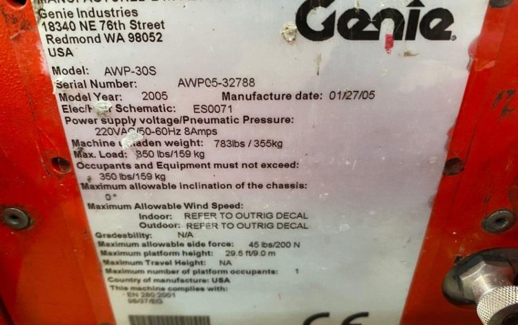 GENIE AWP-30S  49030008