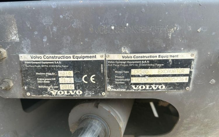 VOLVO ECR50D  PEL010536