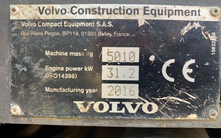 VOLVO ECR50D  PEL010539