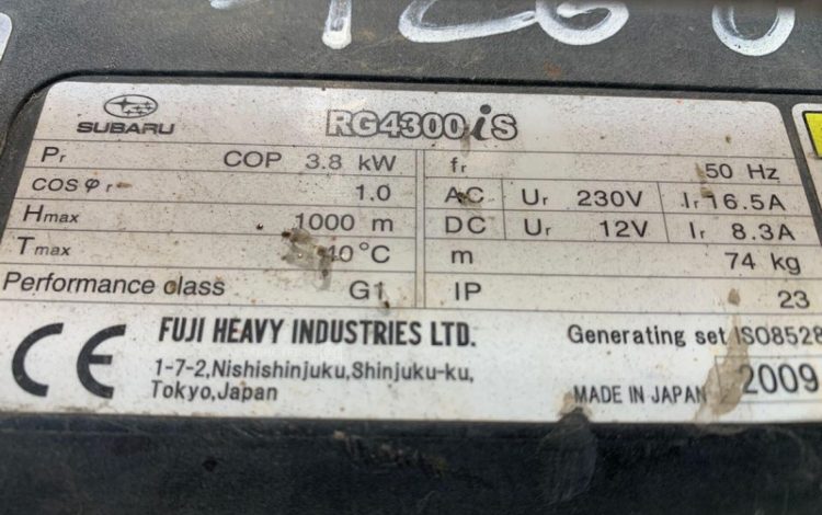 SUBARU RG4300IS  51MAM52025