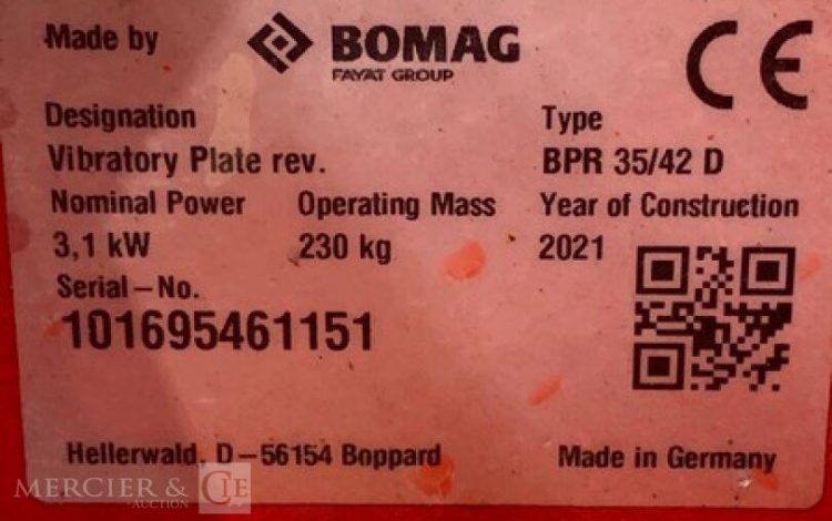 BOMAG BPR35/42D  27MAM52025