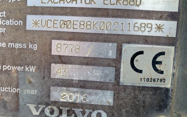 VOLVO ECR88D  PEL010303