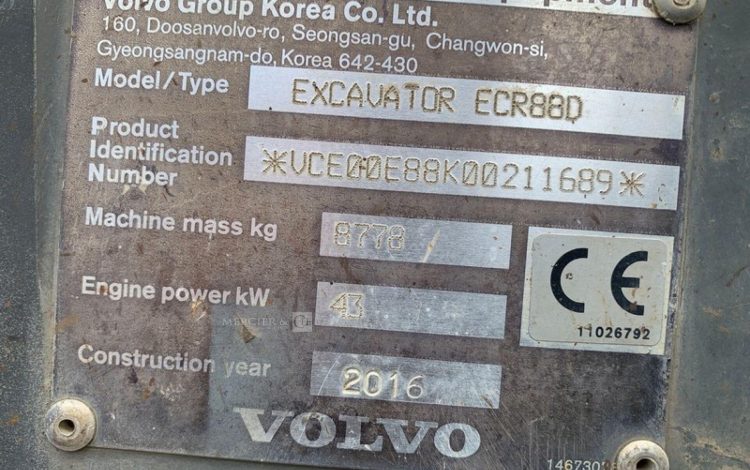 VOLVO ECR88D  PEL010303