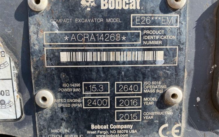 BOBCAT E26***EM  PEL010274