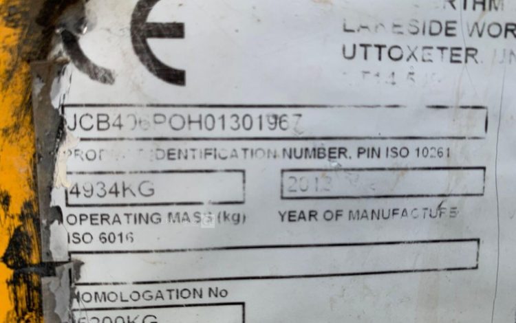 JCB 406B  H222F033