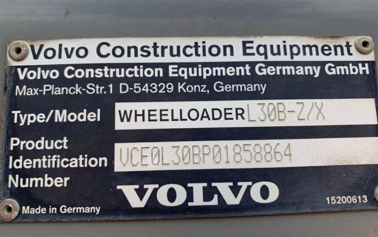 VOLVO L30B-Z/X  115336