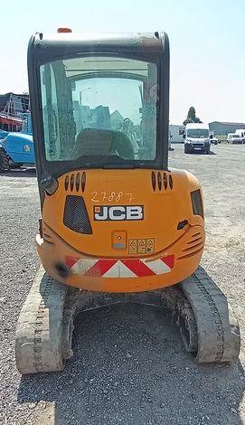JCB MINI-PELLE 8025 ZTS AVEC GODET CURAGE 1,20M, GODET RETRO 0.20M ET BRH  27887