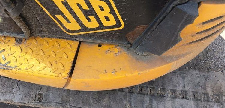 JCB MINI-PELLE 8025 ZTS AVEC GODET CURAGE 1,20M, GODET RETRO 0.20M ET BRH  27887