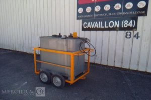 CUVE 700L SUR CHARIOT ROULANT  CUV270
