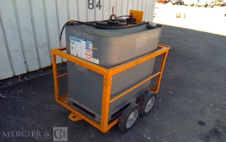 CUVE 700L SUR CHARIOT ROULANT  CUV270