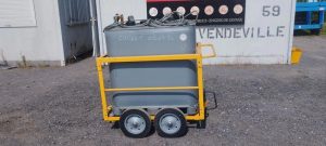 CUVE 700L SUR CHARIOT ROULANT  CUV734