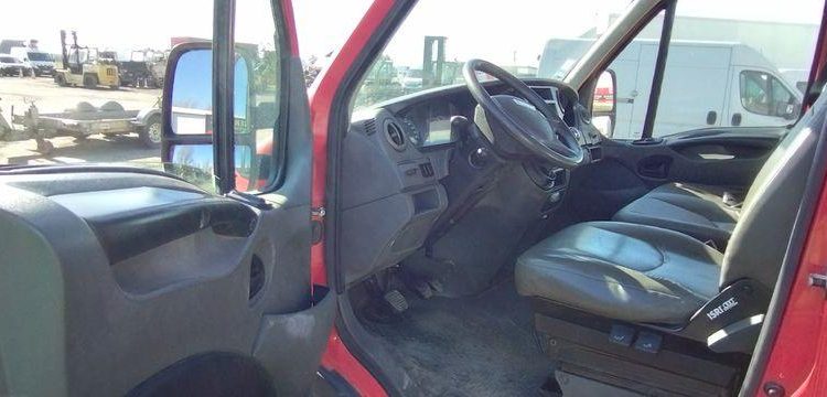 IVECO 35C13 BENNE AVEC COFFRE ACIER DIESEL – 144336 KMS – ANNEE 2014 ROUGE DE-379-MZ