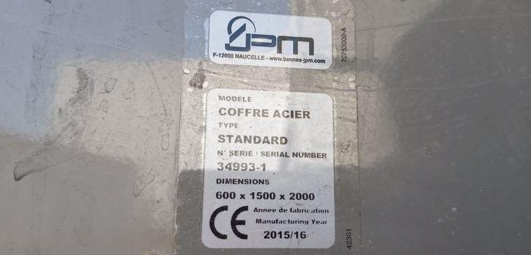 IVECO 35C13 BENNE SIMPLE CABINE COFFRE  DR-469-QR