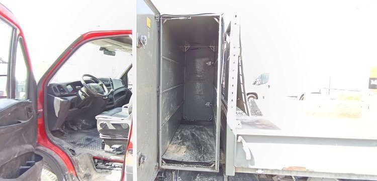 IVECO 35C13 BENNE SIMPLE CABINE COFFRE  DR-469-QR