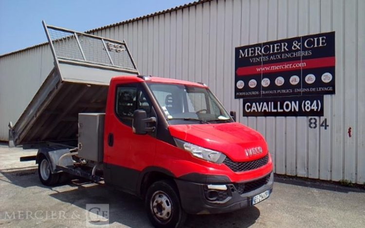IVECO 35C13 BENNE SIMPLE CABINE COFFRE  EE-294-CR