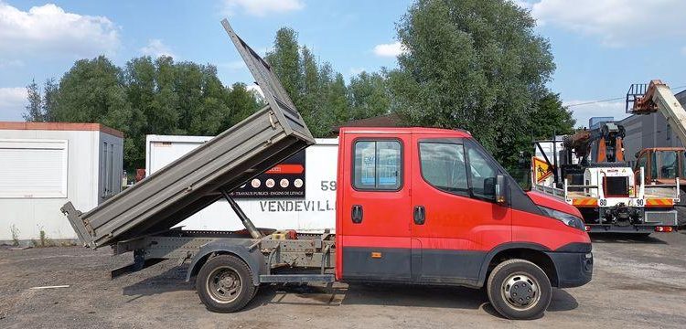 IVECO 35C13 BENNE ACIER DOUBLE CABINE  EG-483-XC