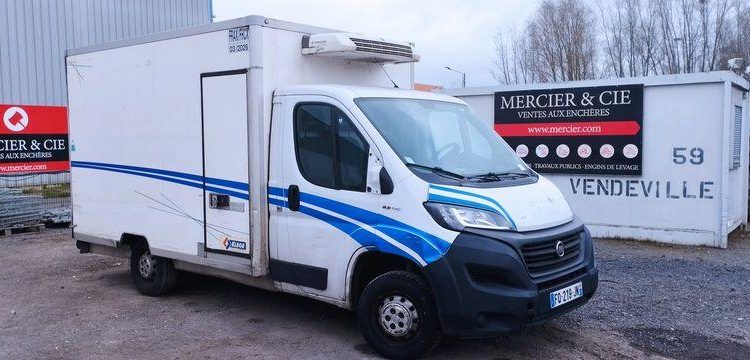 FIAT DUCATO 2 MY2014 FOURGON 2,3 MJT 16V 140ch FRIGO – DIESEL – 106752 KMS – AN 2020 BLANC FQ-219-JN