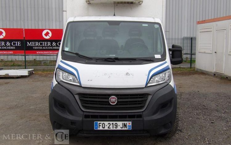 FIAT DUCATO 2 MY2014 FOURGON 2,3 MJT 16V 140ch FRIGO – DIESEL – 106752 KMS – AN 2020 BLANC FQ-219-JN