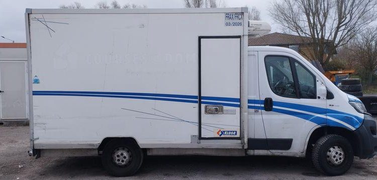 FIAT DUCATO 2 MY2014 FOURGON 2,3 MJT 16V 140ch FRIGO – DIESEL – 106752 KMS – AN 2020 BLANC FQ-219-JN