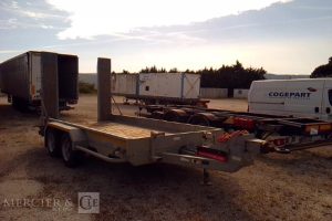 HUBIERE REMORQUE PL PORTE VOITURE 8T  FV-271-EN