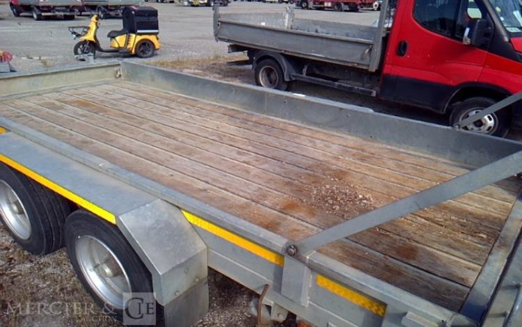 HUBIERE REMORQUE PL PORTE VOITURE 8T  FV-271-EN