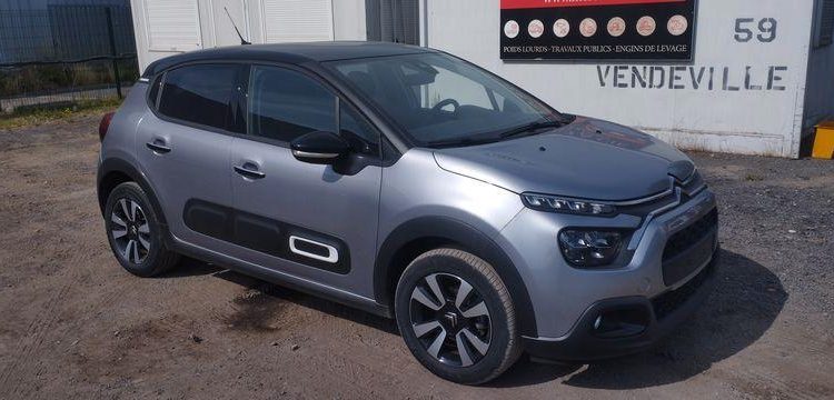 CITROEN C3 1.2 PURETECH 110ch SHINE EAT6 GRIS PZ3G302