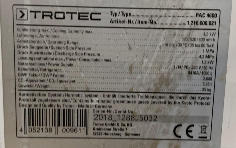 TROTEC PAC 4600  4CLI400
