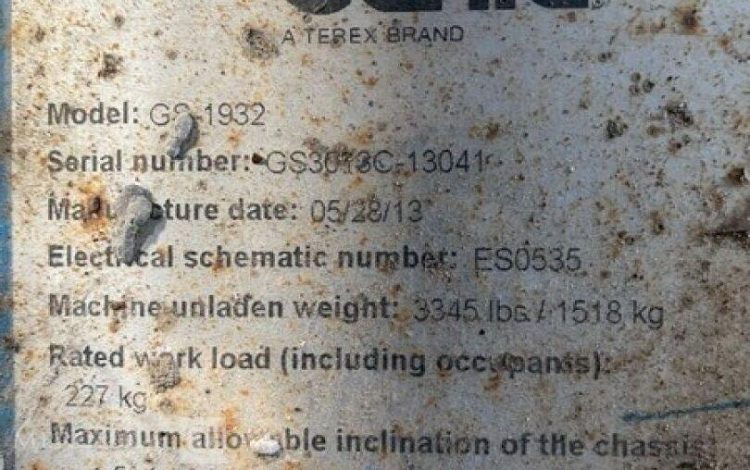 GENIE GS-1932  05SE08142