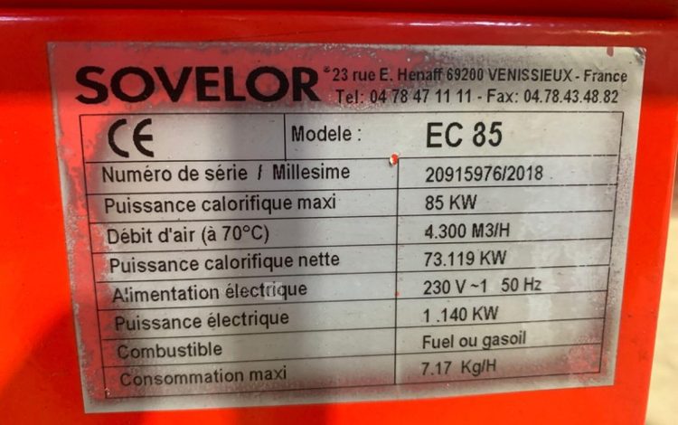 SOVELOR EC85  90MAM62025