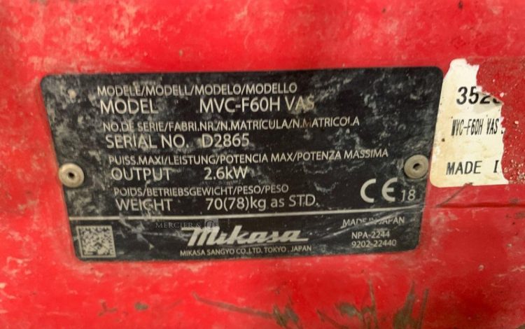 MIKASA MVC-F60H VAS  64MAM62025