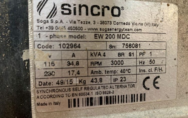 SDMO   120MAM6
