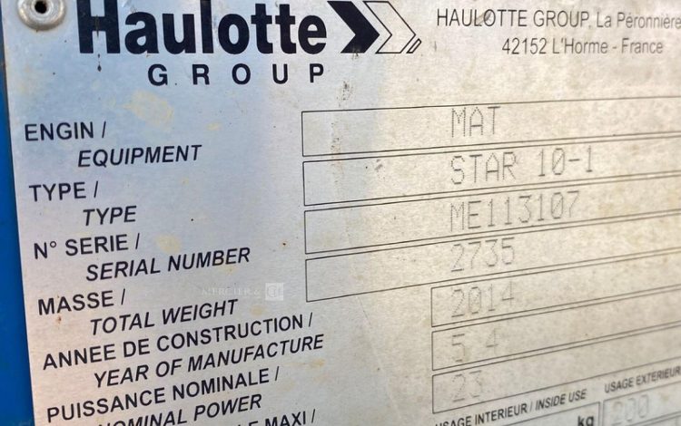 HAULOTTE STAR 10-1  08VE1032