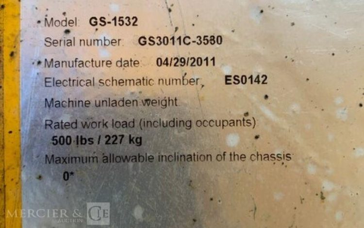 GENIE GS-1532  SCI010086