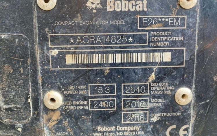 BOBCAT E26***EM  PEL010346